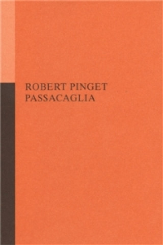 Book Passacaglia Robert Pinget