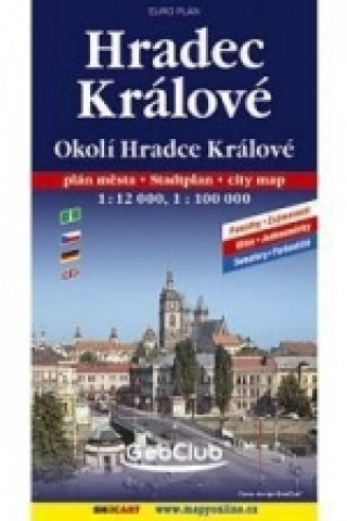 Knjiga Hradec Králové plán 