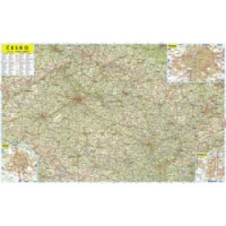 Tiskanica Nástěnná mapa Česko 1:500 000 