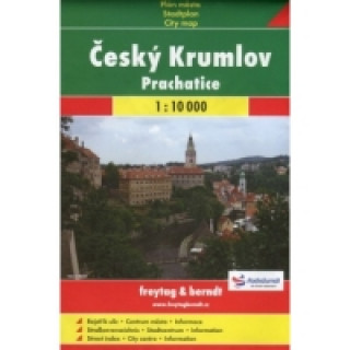 Carte Český Krumlov, Prachatice plán 