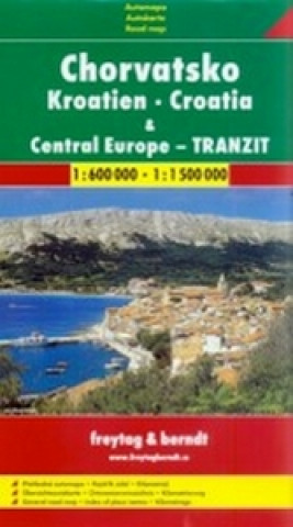 Materiale tipărite Automapa Chorvatsko a Střední Evropa tranzit 1:600 000 