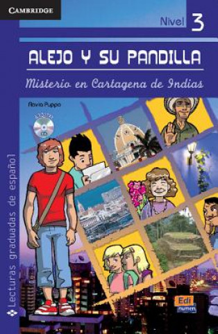 Книга Alejo y Su Pandilla Nivel 3 Misterio en Cartagena de Indias + CD Flavia Puppo