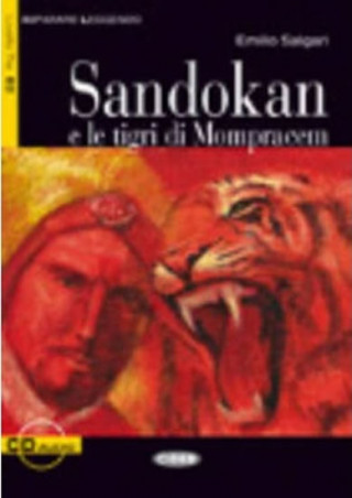 Książka BLACK CAT - Sandokan e le tigri di Mompracem + CD (Level 3) Emilio Salgari