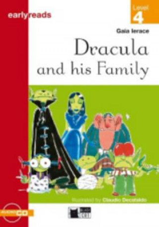 Книга Black Cat DRACULA AND HIS FAMILY + CD ( Early Readers Level 4) Gaia lerace