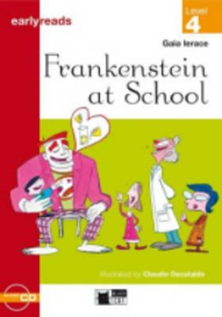 Book Black Cat FRANKENST AT SCHOOL + CD ( Early Readers Level 4) Gaia Ierace
