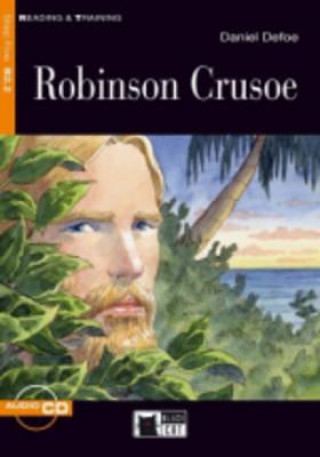 Book Black Cat ROBINSON CRUSOE + CD ( Reading a Training Level 5) Daniel Defoe