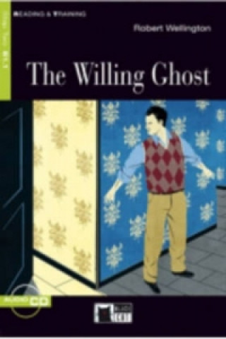 Book Black Cat THE WILLING GHOST + CD ( Reading a Training Level 2) Robert Wellington