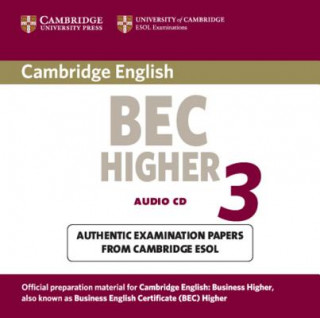 Audio Cambridge BEC Higher 3 Audio CD Cambridge ESOL