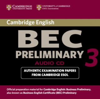 Audio Cambridge BEC Preliminary 3 Audio CD Cambridge ESOL