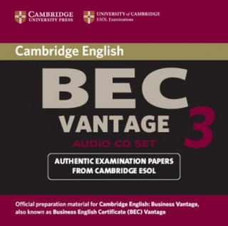 Hanganyagok Cambridge BEC Vantage 3 Audio CD Set (2 CDs) Cambridge ESOL