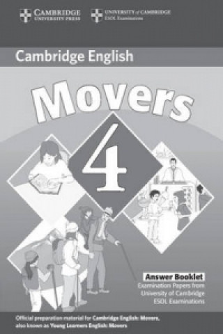 Carte Cambridge Young Learners English Tests Movers 4 Answer Booklet Cambridge ESOL