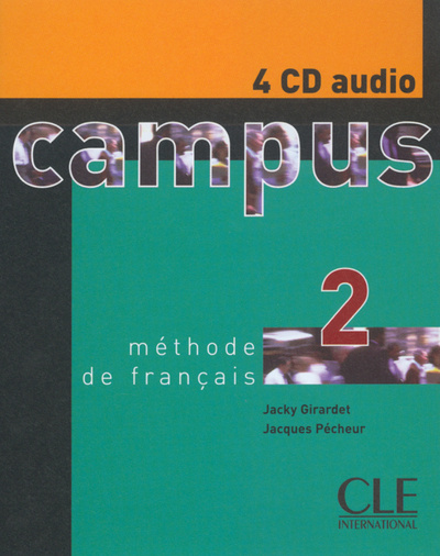Hanganyagok Campus 2 CD audio classe Jacky Girardet