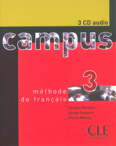 Hanganyagok Campus 3 CD audio classe Jacques Pecheur