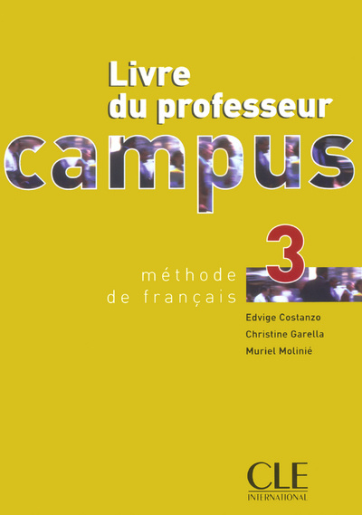Könyv Campus 3 guide pédagogique Jacques Pecheur