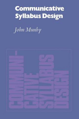 Buch Communicative Syllabus Design John L. Munby