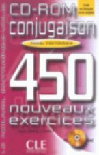 Carte CONJUGAISON 450 NOUVEAUX EXERCICES: NIVEAU INTERMEDIAIRE CD-ROM Clément Odile Grand