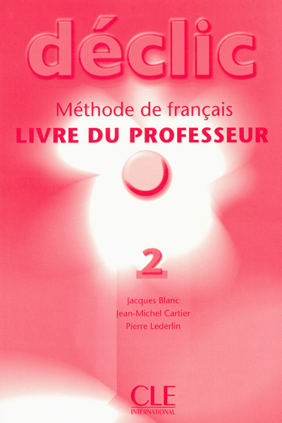 Carte DÉCLIC 2 PROFESSEUR Jacques Blanc