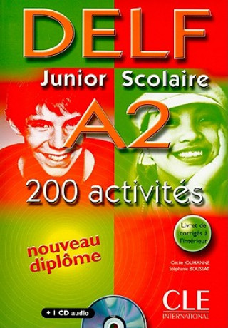 Book DELF Junior Scolaire A2 - Livre + CD audio Cécile Jouhanne