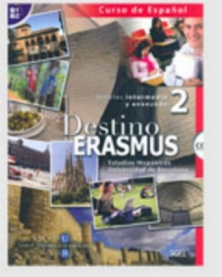 Книга Destino Erasmus 2 + CD Departamento de Estudios Hispanicos de la Universidad de Barcelona
