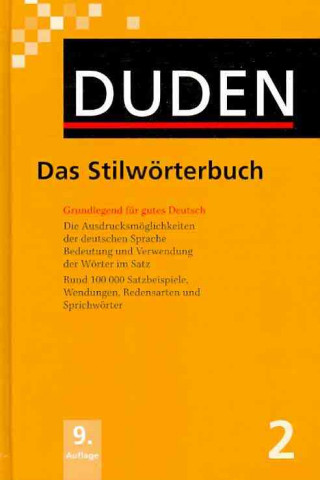 Kniha DUDEN Band 2 - DAS STILWÖRTERBUCH (9. Auflage) G. Drosdowski