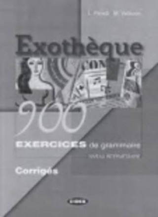 Carte EXOTHEQUE 900 INTERMEDIAIRE EXERCICES DE GRAMMAIRE CORRIGES M. Vallacco