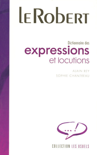 Carte EXPRESSIONS ET LOCUTIONS (Version relié) A. Rey