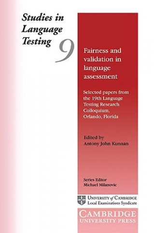 Kniha Fairness and Validation in Language Assessment University of Cambridge Local Examinations Syndicate