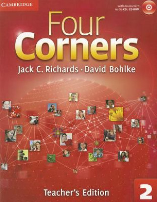 Книга Four Corners Level 2 Teacher's Edition with Assessment Audio CD/CD-ROM Jack C. Richards