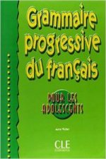 Carte Grammaire progressive du francais pour les adolescents: Débutant Livre + corrigés Anne Vicher