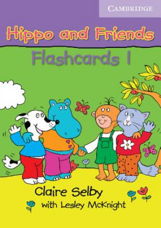 Tiskovina Hippo and Friends 1 Flashcards Pack of 64 Claire Selby