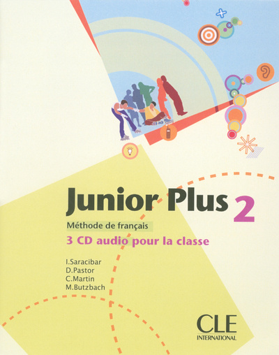 Audio Junior plus 2 CD audio classe Inmaculada Saracibar