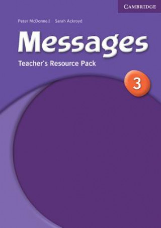 Carte Messages 3 Teacher's Resource Pack Sarah Ackroyd
