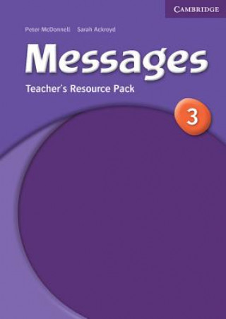 Knjiga Messages 3 Teacher's Resource Pack Sarah Ackroyd