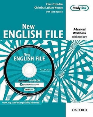 Kniha New English File: Advanced: Workbook (without key) with MultiROM Pack Clive Oxenden