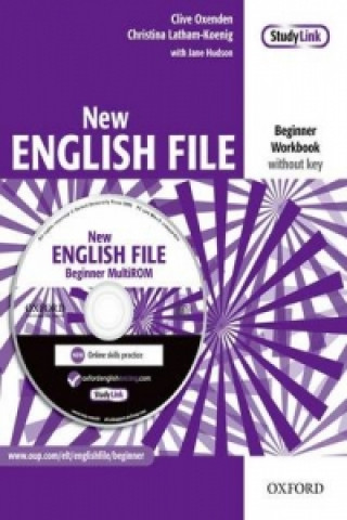 Книга New English File: Beginner: Workbook with MultiROM Pack Clive Oxenden