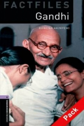 Knjiga Oxford Bookworms Library Factfiles: Level 4:: Gandhi audio CD pack Rowena Akinyemi