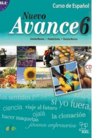 Kniha Nuevo Avance 6 Student Book + CD B2.2 Concha Moreno