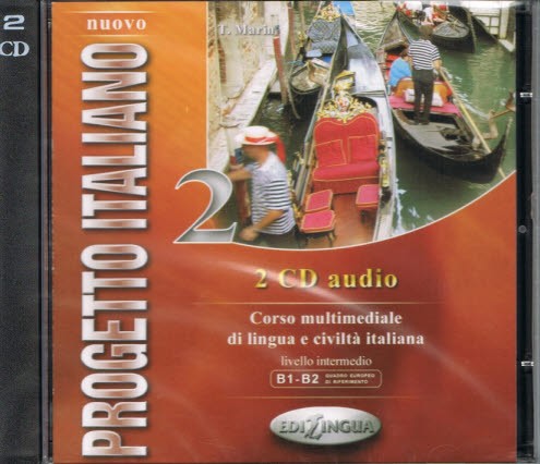 Hanganyagok NUOVO PROGETTO ITALIANO 2 AUDIO CD Telis Marin
