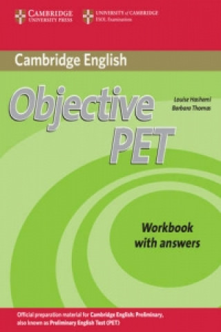 Könyv Cambridge Objective Pet Workbook with Answers Louise Hashemi