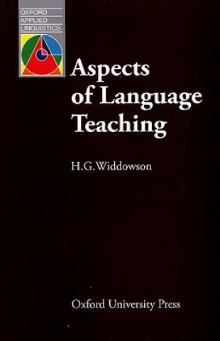 Kniha Aspects of Language Teaching H.G. Widdowson
