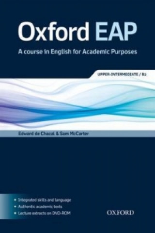 Książka Oxford EAP: Upper-Intermediate/B2: Student's Book and DVD-ROM Pack Edward de Chazal
