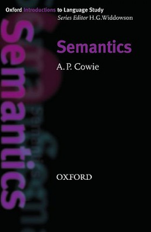 Kniha Semantics Ashley Cowie