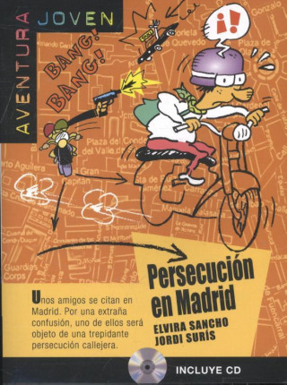 Kniha Persecución en Madrid + CD Elvira Sancho