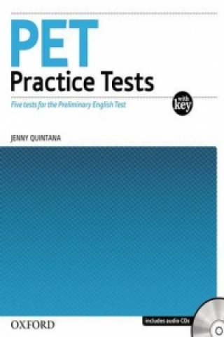 Carte PET Practice Tests:: Practice Tests With Key and Audio CD Pack Jenny Quintana