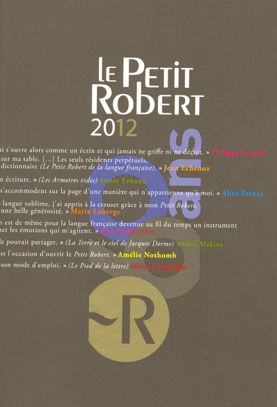 Kniha PETIT ROBERT DE LA LF 2012 Coffret Le Robert