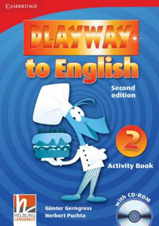 Könyv Playway to English Level 2 Activity Book with CD-ROM Günter Gerngross