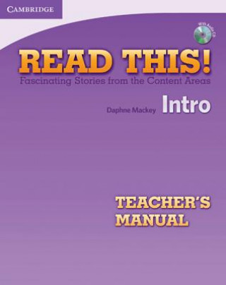 Książka Read This! Intro Teacher's Manual with Audio CD Daphne Mackey