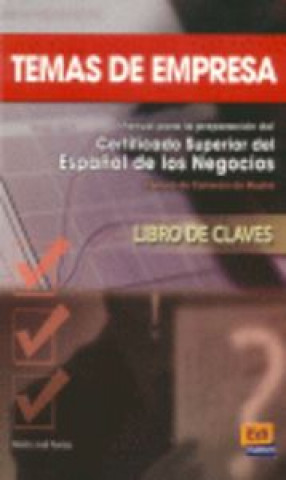 Kniha Temas de Empresa Answer Key Maria Jose Pareja Lopez