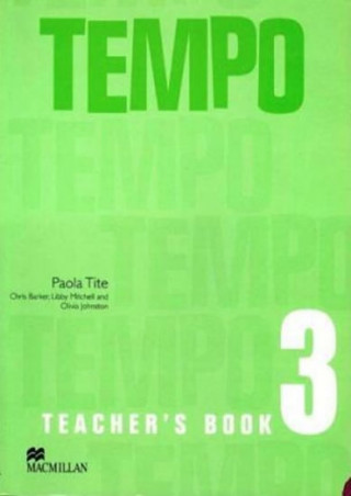 Kniha Tempo 3 Teacher's Book International Barker C et el