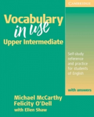 Kniha Vocabulary in Use Upper Intermediate With answers Michael J. McCarthy